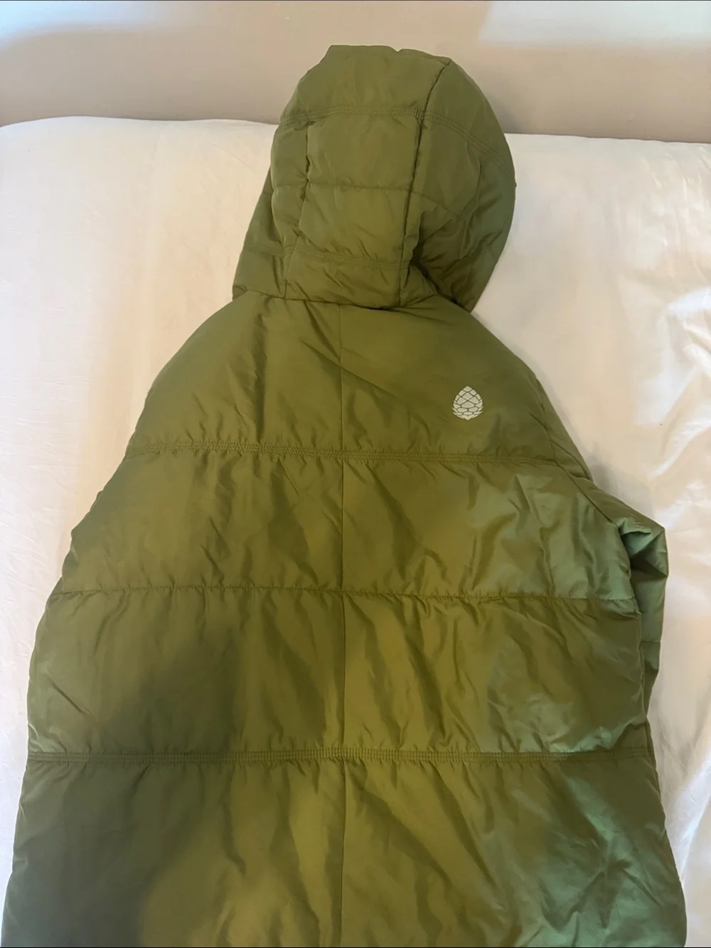 Stio Olive Green Puffer Jacket with Hood